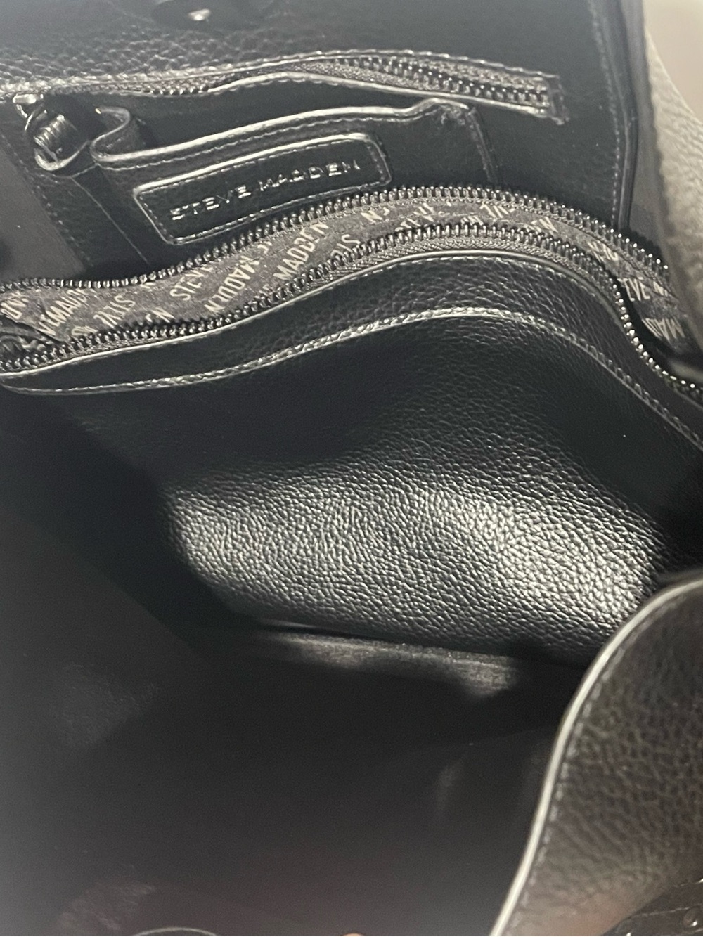 Steve Madden new BKOLTT hobo bag mini pouch charm Pebbled Leather Messenger - Picture 9 of 14